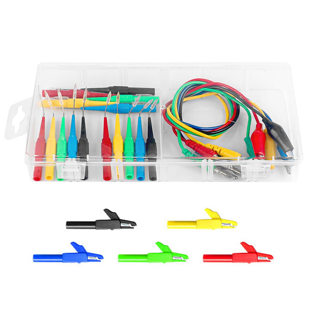Herramienta de Inspección de Cableado de Automóvil Cable de Prueba Juego Completo de Pruebas de Circuitos Automotrices 25 Piezas Ajuste