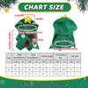 Festive Pet Jumpsuit with Hat - Creative Christmas Outfit for Dogs
