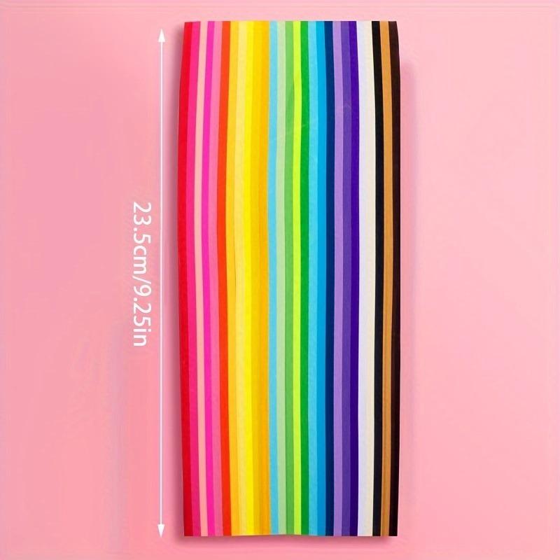 Pack of 1030 Sheets of Star Origami for Handmade DIY Lucky Star Origami Perfect for Creative Handicraft Color Decoration.