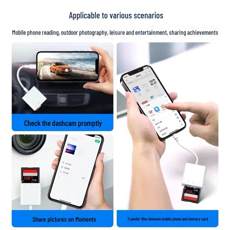 JOWOYE Apple Device Multi-function OTG Adapter