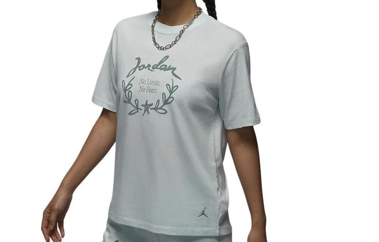 Nike T Shirt Women s Slight Green/Smoke Gray Jade FN5755-394 M
