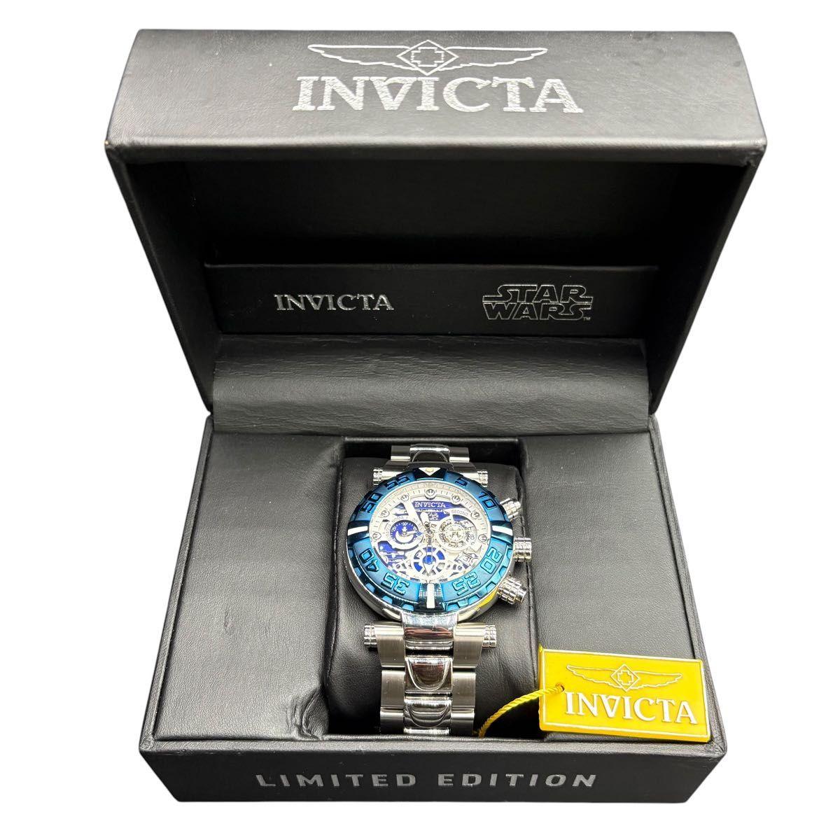 Used INVICTA STARWARS Limited Chronograph Watch Invicta Diver s Watch Open Heart