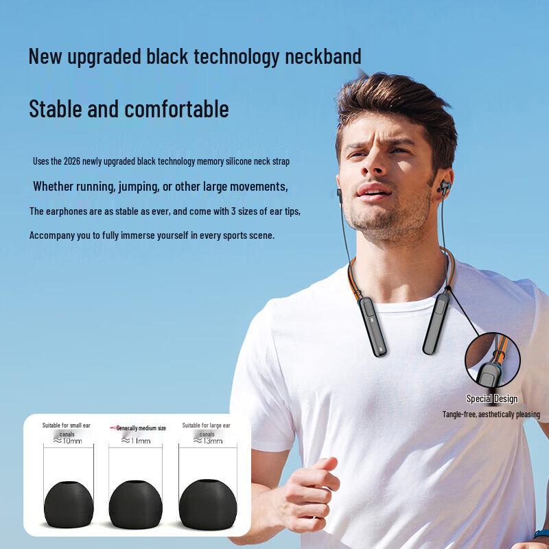 OKSJ Wireless Neckband Bluetooth Earbuds