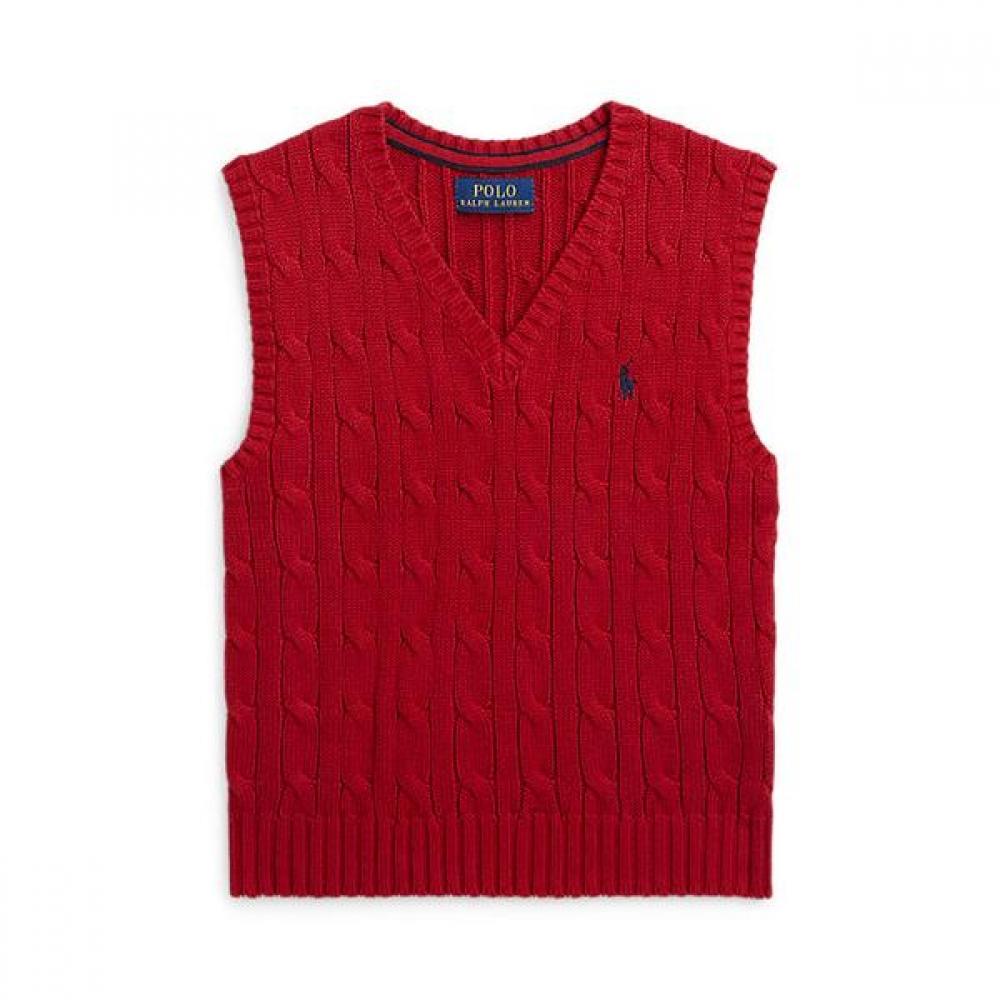 Polo Детский вязаный хлопковый жилет с косами 2 7 Cwposweb6820422600 3