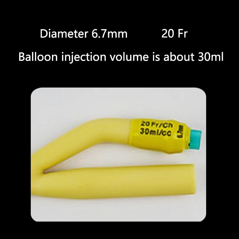 1pcs 2/3 Chamber Latex Catheter Silicone Coated Sterilized Urethral Catheter Male/Women/Children Urinary Catheter