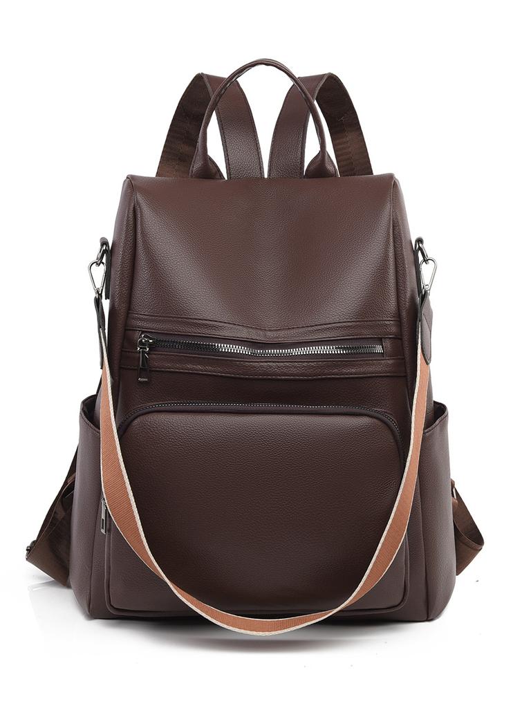 Backpack, Large-capacity Women's Bag, Anti-theft, Simple Travel Bag, Light and Casual Schoolbag