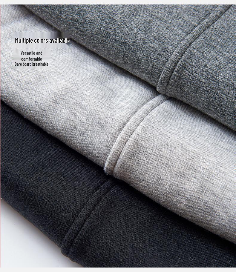 Maulbeerseide Gebürstet Warm Lässig Gerades Bein Hose - Bequem, Sportlich, Herbst/Winter 5152