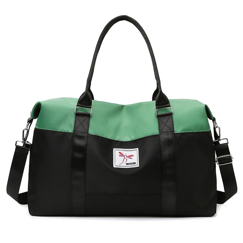 Summer new large-capacity with independent shoe compartment fitness bag anti-splashing water short business trip handbag