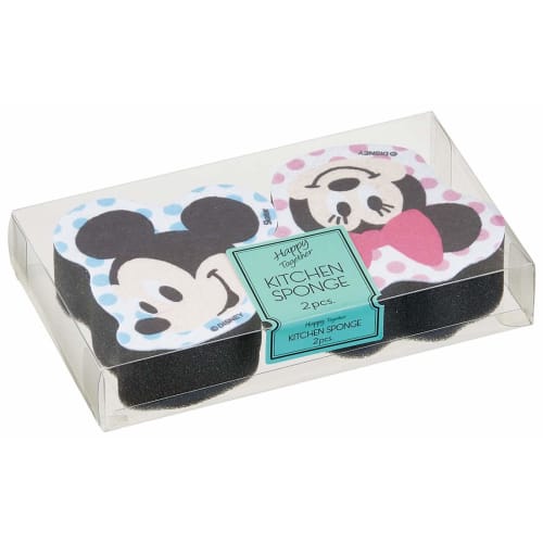 

Skater Kitchen Sponge Scrubber, 2-Piece Set, Mickey Mouse Disney Design, KSPG1