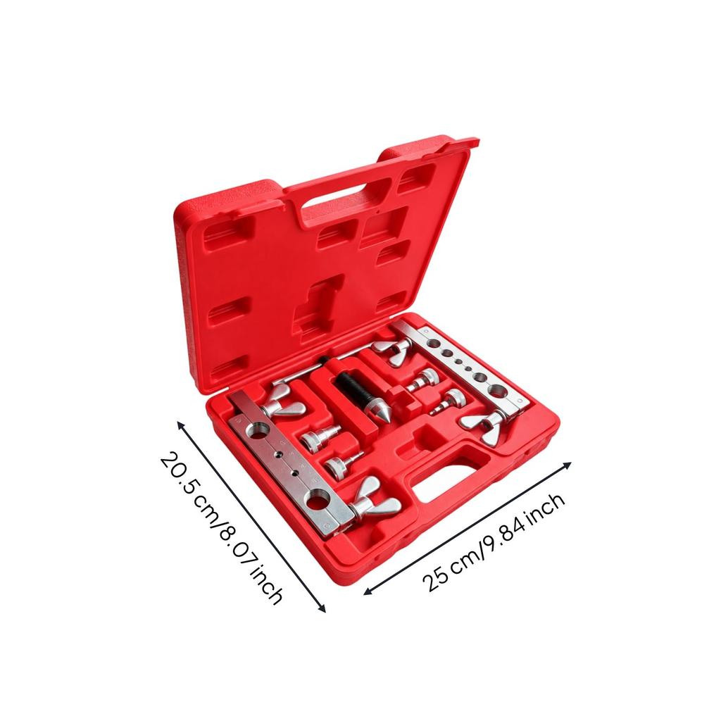Manual Metric Tube Expanding Tool Compact Copper Tubing Expander Kit Heavy Duty