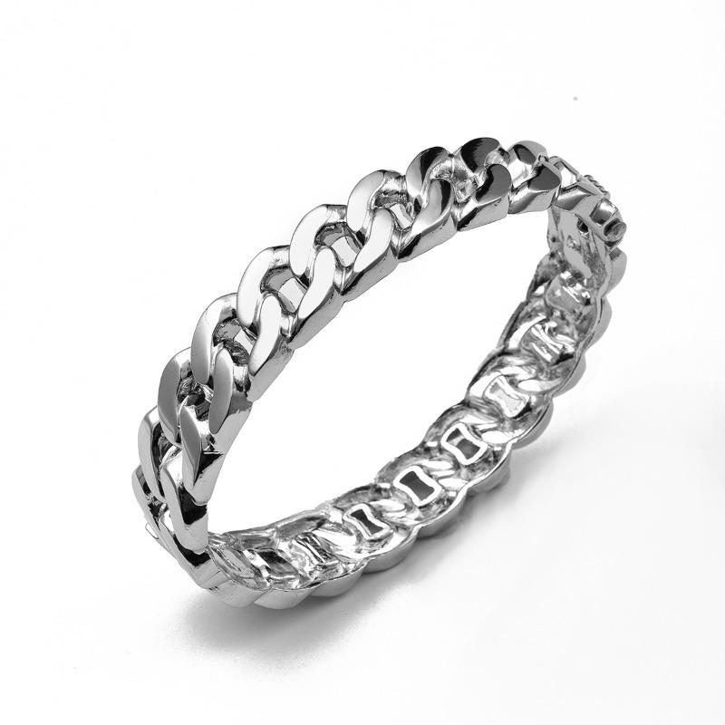 

Браслет с застежкой-скруткой, модное простое нерегулярное круглое браслет из сплава для женщин