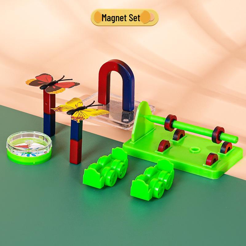 DIY Magnetic Science Kit: Magnetic Car, Levitation Pen, & Compass