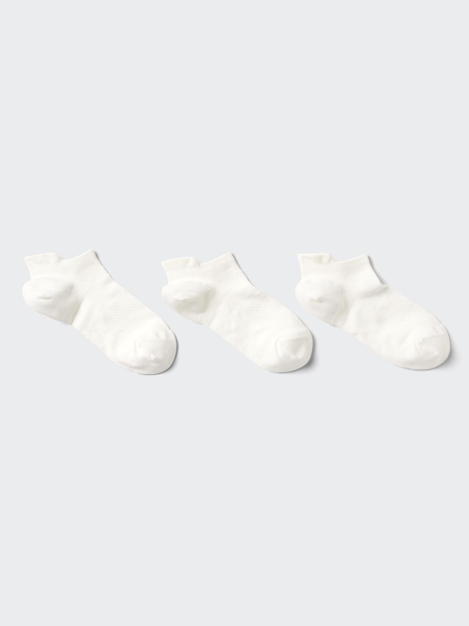 Uniqlo Короткие носки 3 пары Спорт 00 WHITE/WOMEN 24cm