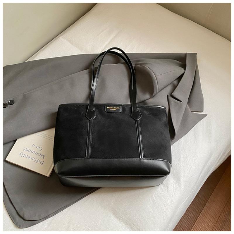 Simple Retro Large-capacity Bag Women's Autumn New Shoulder Bag Fashionable Texture Commuter Tote Bag