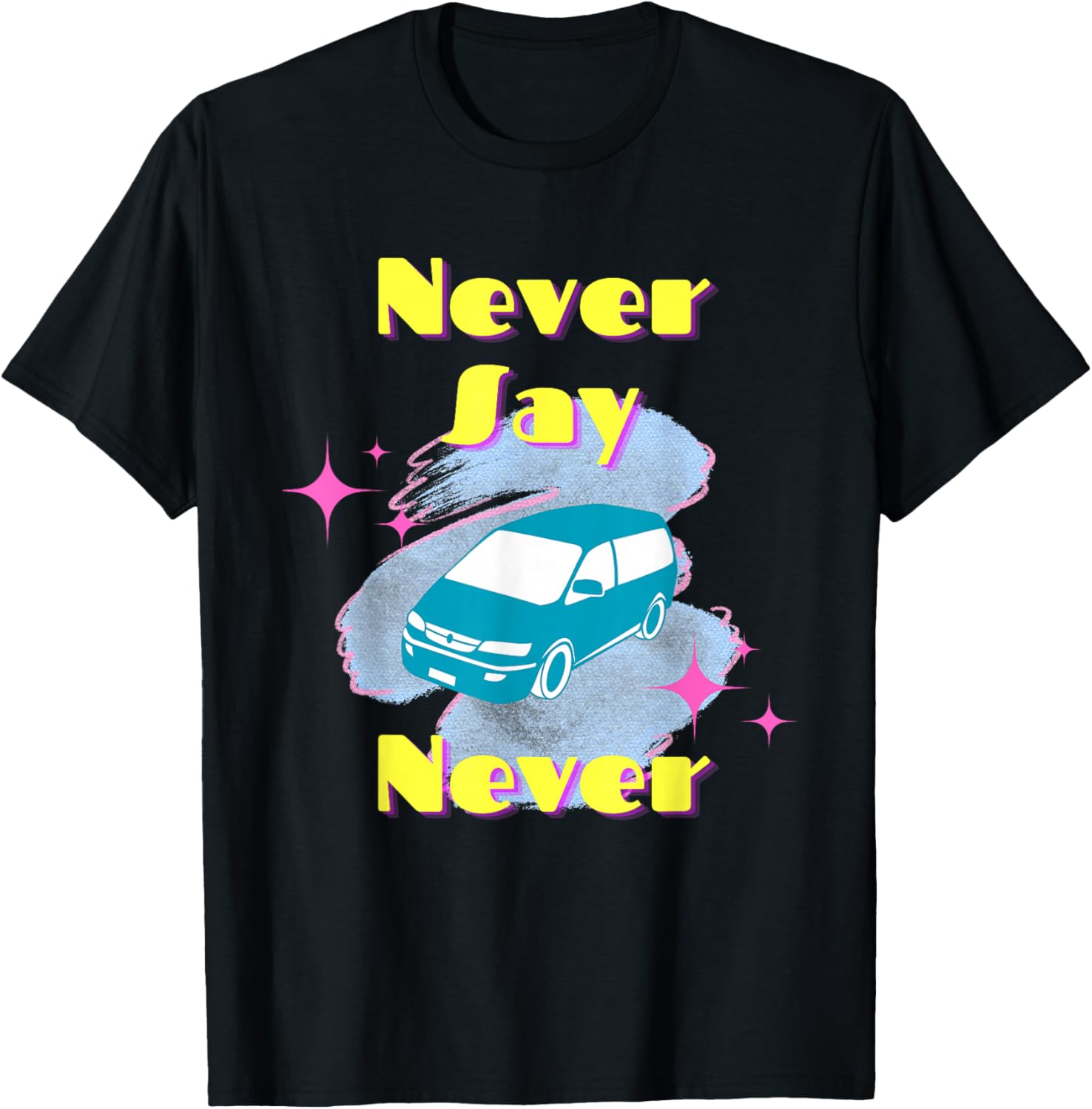 Never Say Never - Minivan 4 Life T-Shirt S разноцветный