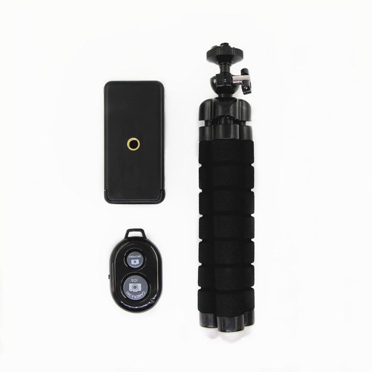 Cellphone Video Recording Vlogging Travel Photography Accessory Portable Flexible Phone Tripod Mini Table Stand with Remote