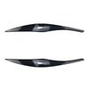 Carbon Faser Auto Scheinwerfer Augenbrauen Augenlid Trim Augenbrauen Augenlider Deckel Für BMW 3 Serie E90 E91 320i 330i Limousine touring