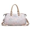 Short Distance Large Capacity Luggage Bag Women's Retro Print Travel Bag with Dry Wet Separation
