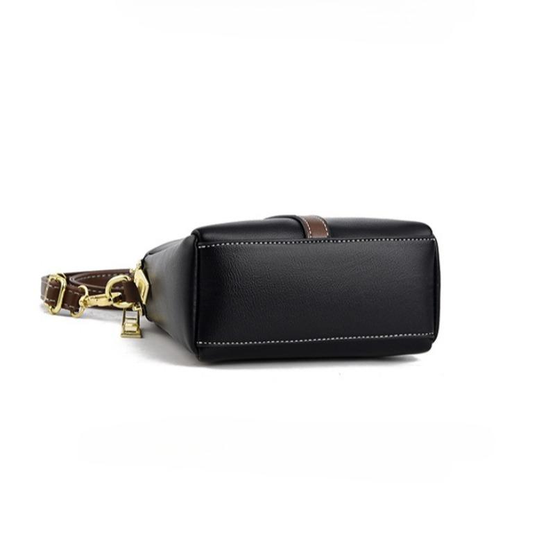 Elegant  Trendy Women’s Leather Mini Crossbody Bag Small Double Zipper Shoulder Purse With Adjustable Strap Classic Minimal Design