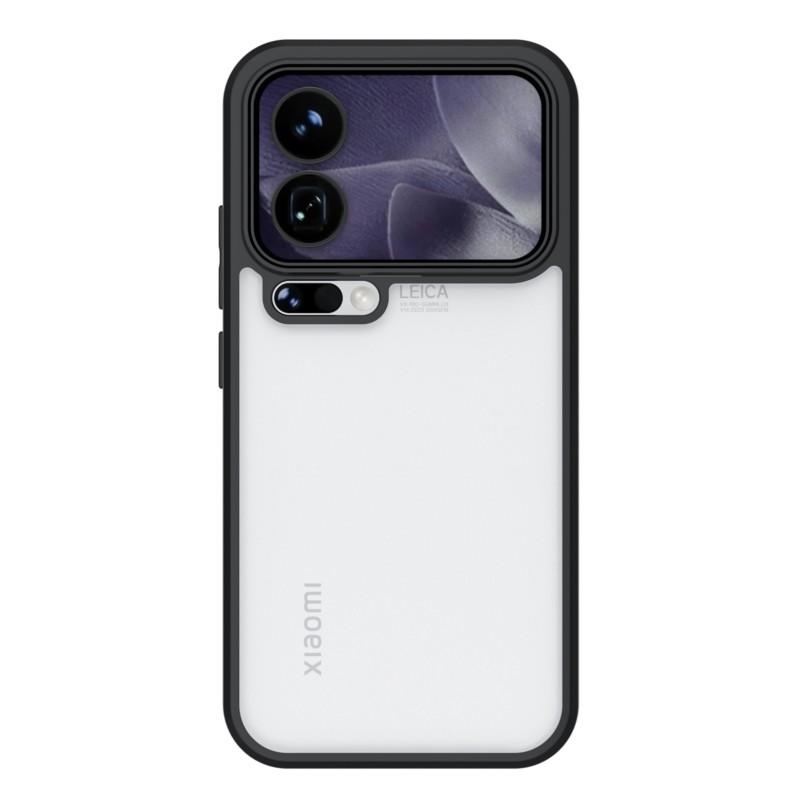 For Xiaomi 17 Pro Max Case For Xiaomi 17 Pro TPU Case Anti-Shockproof TPU Transparent Black Frame Case For Xiaomi 17 17 Pro Max