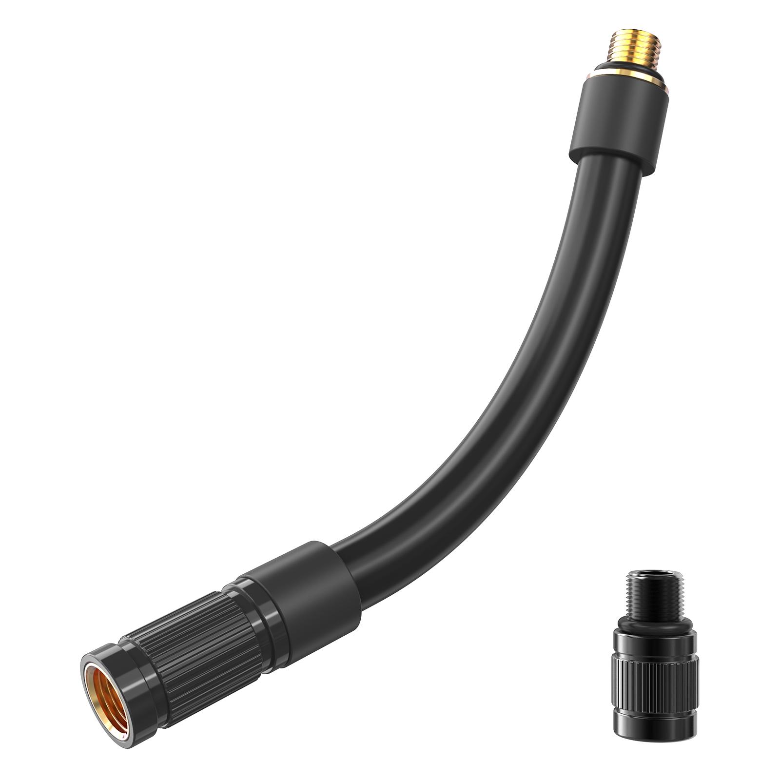 8mm Bicycle Air Pump Extension Tube Pump Bicycle Hose Air Pump Connector Bike Air Pump Tire Inflator Nozzles Accessories CYCLAMI 1 PCS