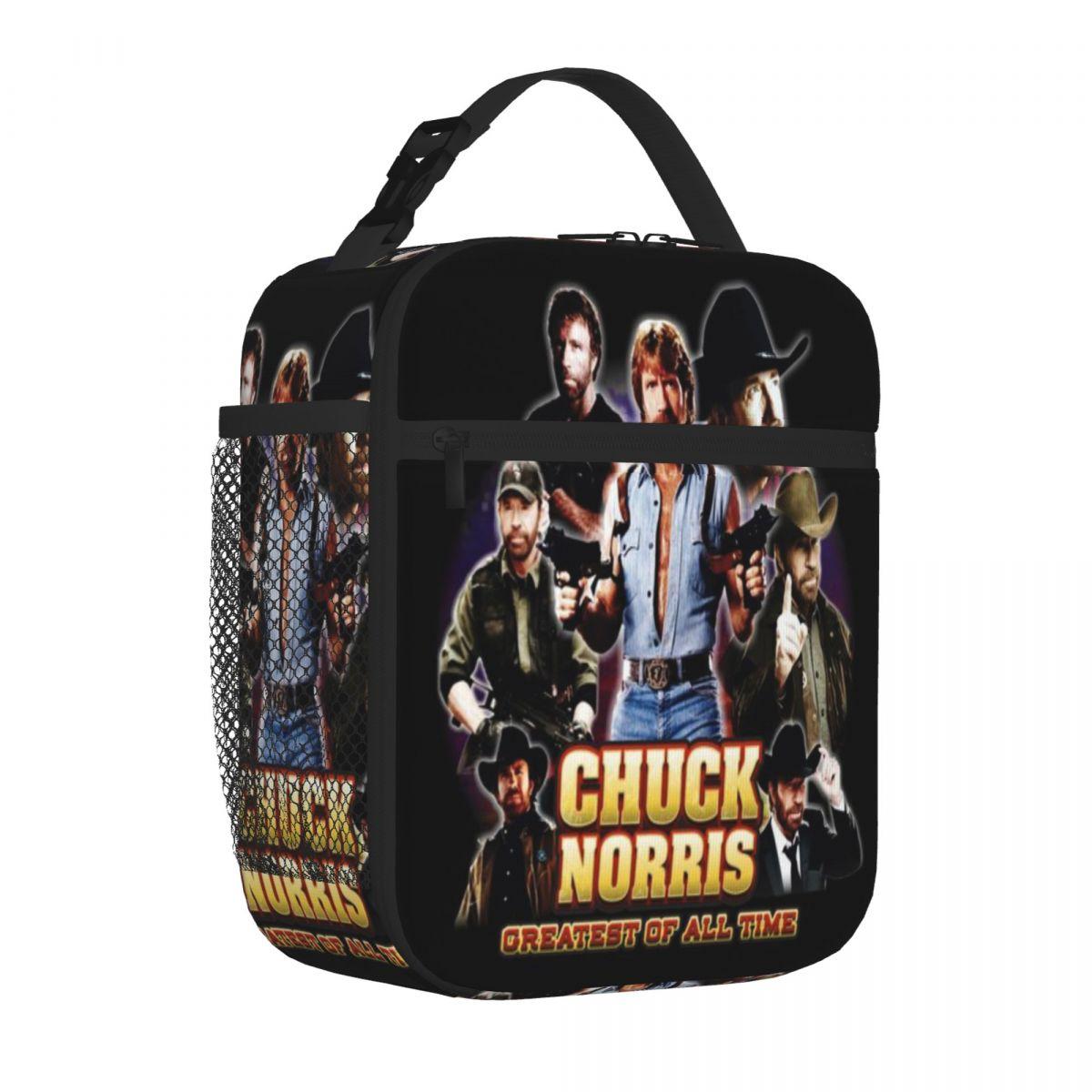 Bestselling Chuck Norris GOAT Minimalist Carry Lunch Bag Fitness Snack Small Lunch Bag One Size