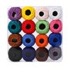 Embroidery Thread Set 16 Colors Cross Stitch Wool Cotton Thread DIY Color Hand-sewn Lace Embroidery Thread