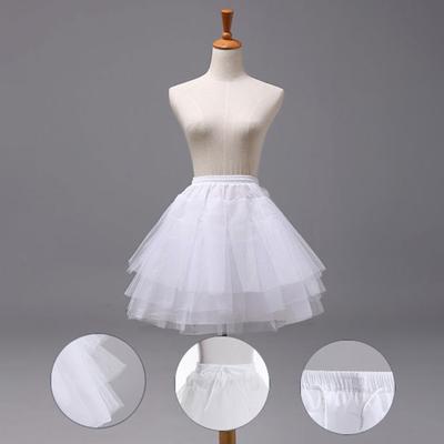 Skirt Bustle High Waist Petticoat Three-Dimensional Tailoring Light Tulle Wide Elastic Waistband Women Tulle Petticoat