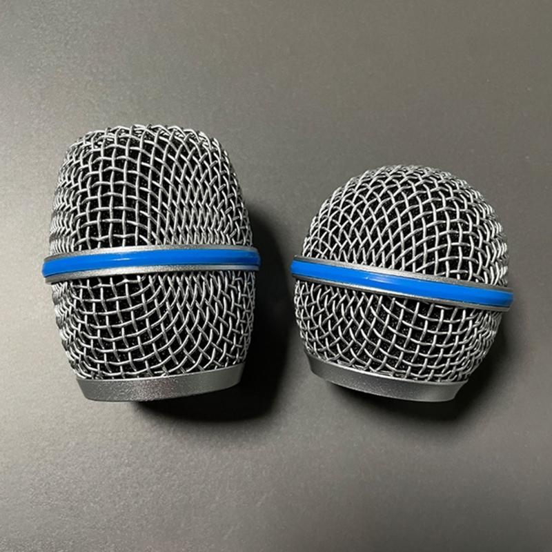 Microphones Rubber Bands, Blue, Easy To Replace for BETA58A/87A Clean Sound Quality