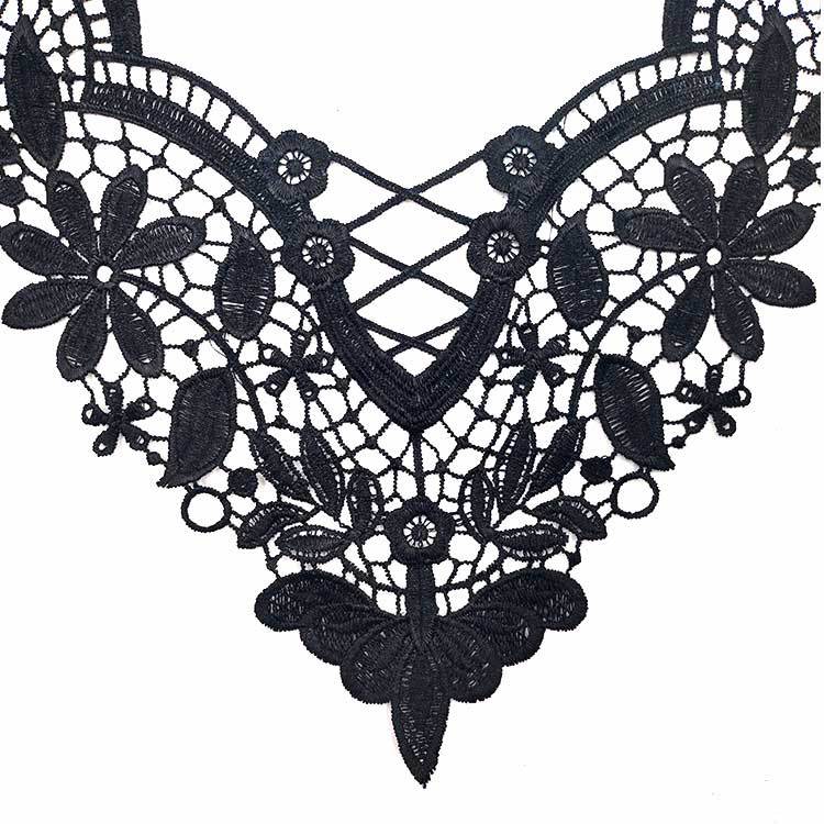 Cucito Fai da Te Materiali Fatti a Mano Decorazione Scollatura Ricamo di Pizzo Collo Accessori per Abbigliamento