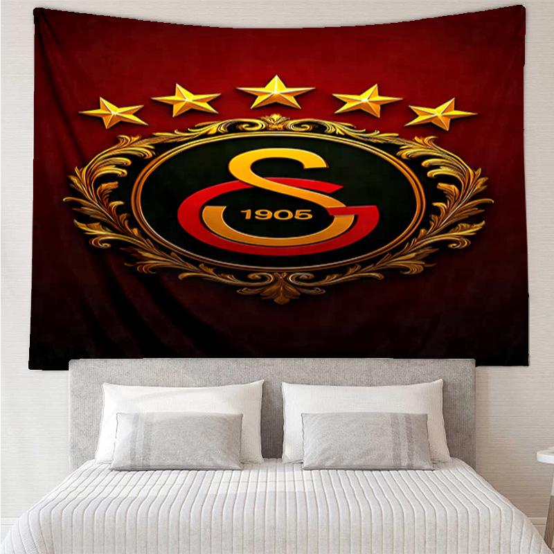 Galatasaray Crest Glory Tapestry Room Decoration Wall Hanging for Living Room Bedroom, dormitory, Birthday and Christmas gifts