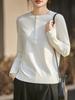 Women's Lightweight Knit Round Neck Sweater for Spring/Autumn