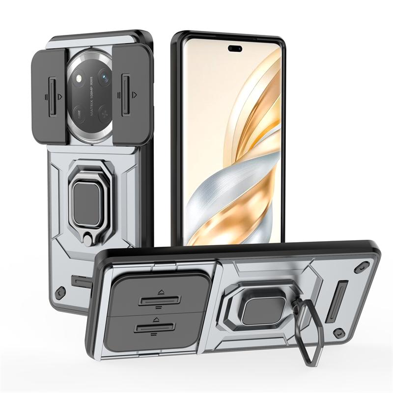 For Honor X9C Case Cover Huawei Honor X9C Capas New Shockproof Phone Back Bumper Slide Camera Lens Ring Holder Fundas Honor X9C