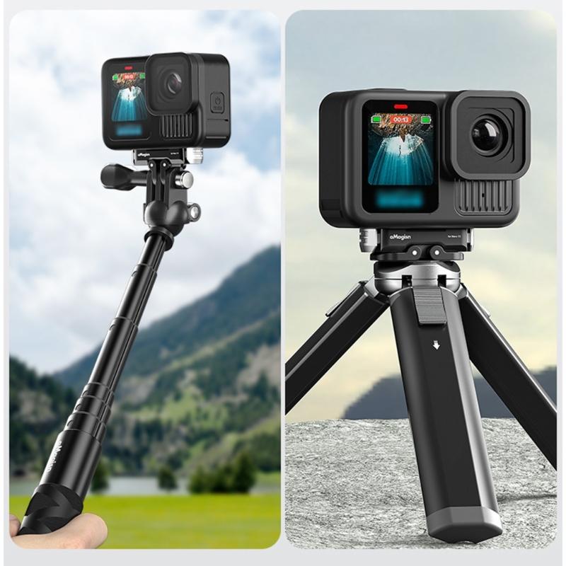 Metal Magnetic Mount for Action Cameras, Quick Attach/Detach Shockproof