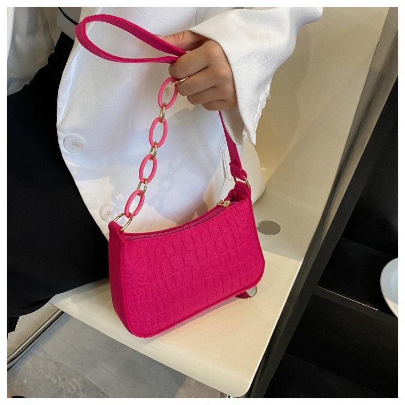 

Женская сумка через плечо, нишевый дизайн, премиальная текстура, женская сумка-подмышка, новая сумочка 2025 default роза розовый