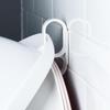 Wall-Mounted Double-Layer Washbasin Hook: Punch-Free Bathtub Storage Rack and Seamless Hanger.