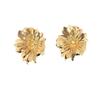 Fashion Style Metal Exaggerated Personality Flower Stud Earrings Retro Big Sequin Earrings Trendy Girl Cold Wind Earrings Cross