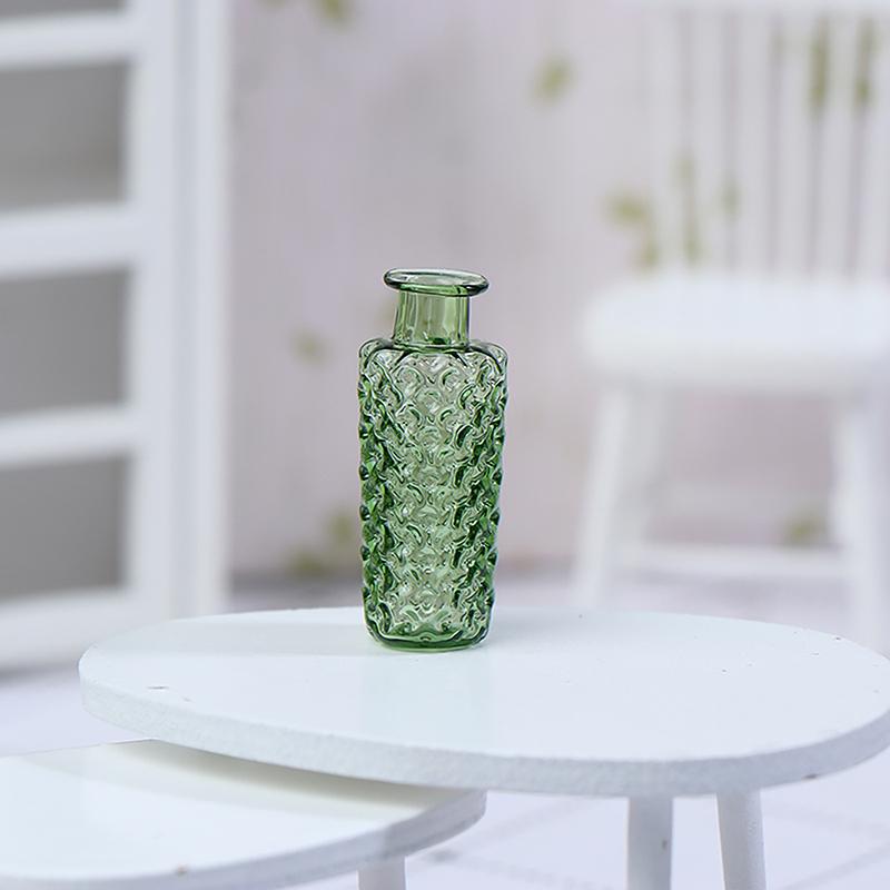 

1/12 кукольный домик имитация стеклянная ваза модель кукольный домик гостиная украшения кукольный домик аксессуары для дома ролевые игры игрушки