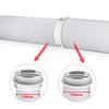 13/15cm Air Conditioner Exhaust Hose Adapter Ventilation Pipe Connector For Air Conditioning Range Hood Hose Connector
