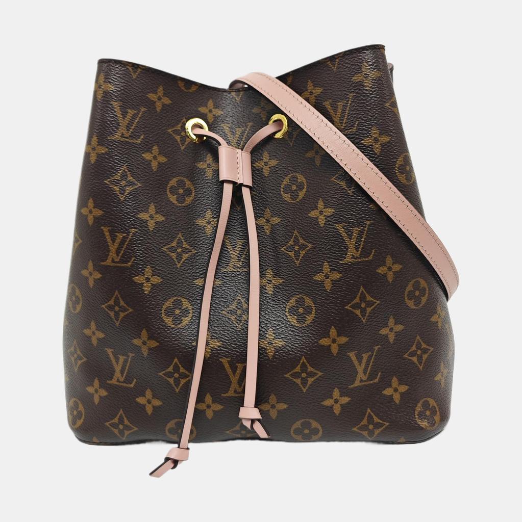 [Pre-Owned] Noe Monogram Coated Canvas And Leather Bucket Bag - Good #J52QBU