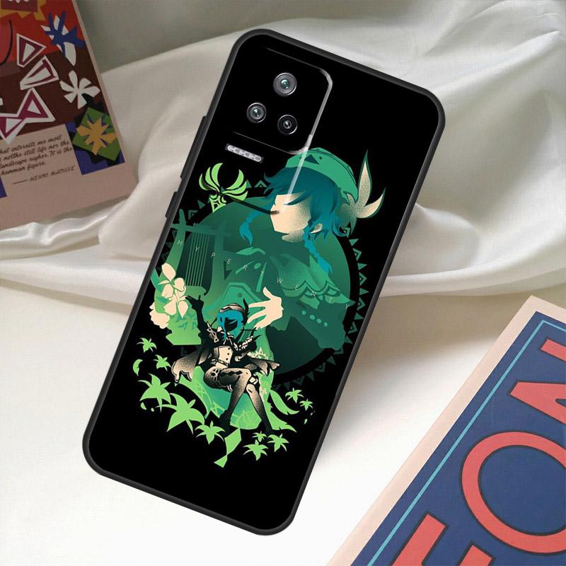 Genshin Impact Venti Case For Xiaomi 13 14 Ultra 11T 12T 13T Pro 12 Lite POCO X6 M6 Pro X3 X4 X5 M5s F3 F5 Cover