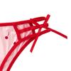 Japanse Kers Print Dunne Bandjes Slipjes Dames Lage Taille Rode Strik Zoete Dunne Ademende Meisjes Slipjes