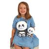 Plüsch Panda Hoody Pets - GIPSY TOYS - 24 cm