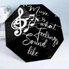Music Harmony Symbol 8-Frame for Travel, camping, Casual Lightweight Portable Umbrella, Essential for every family Holidays Birthday Gift