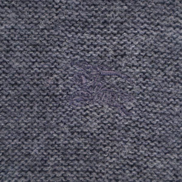 Burberry Made In Japan Knit Jacket M Gray Sanyo Shokai Men's Used