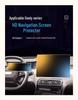 Geely Boyue L Central Control & Navigation Screen Protector for 25 Models