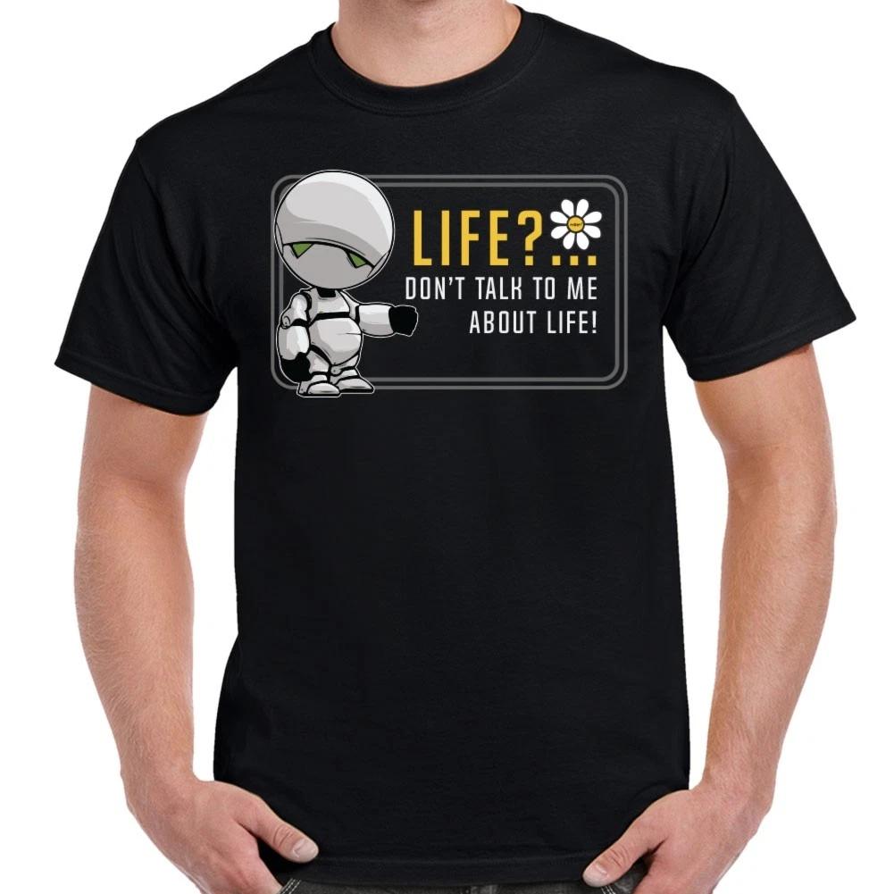 Hitchiker s Guide Movie Marvin Life Shirt XS