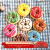Colorful Donut Cake Bread Fake Food Set - Wedding Dessert Pendant & Pastry Play Props