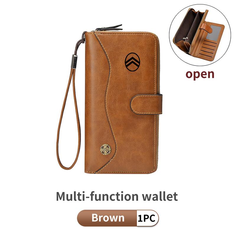 

Car Wallet Credit Card Holder Phone Clutch Storage Bag Coin Purse For Citroen Berlingo Celysee Xsara Picasso C4 C3 C5 C1 C2 VTS