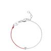 Zodiac Year Red Rope Bracelet: Stylish, Durable, Anti-fading, with Single Diamond Accent